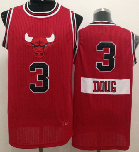 Bulls #3 Doug McDermott Red 2014 15 Christmas Day Stitched NBA Jersey