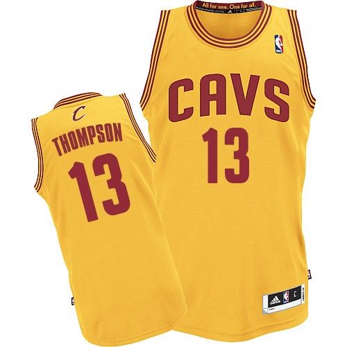 Revolution 30 Cavaliers #13 Tristan Thompson Yellow Stitched NBA Jersey