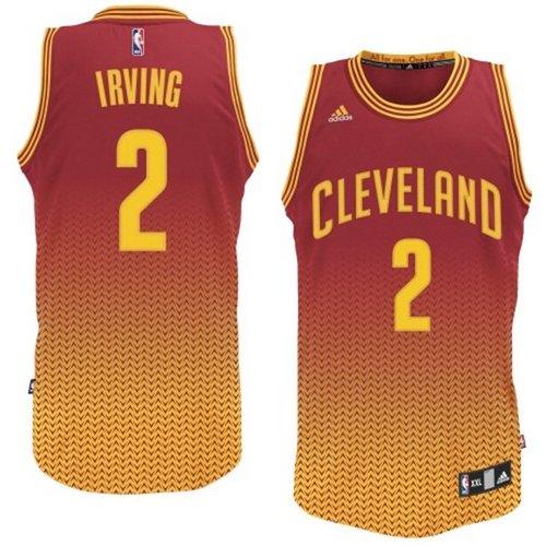 Cavaliers #2 Kyrie Irving Red Resonate Fashion Swingman Stitched NBA Jersey