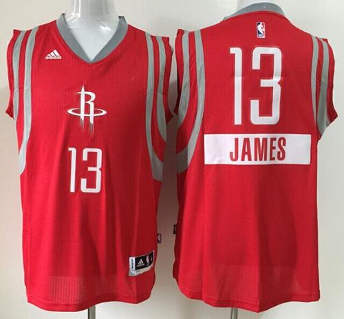 Rockets #13 James Harden Red 2014 15 Christmas Day Stitched NBA Jersey