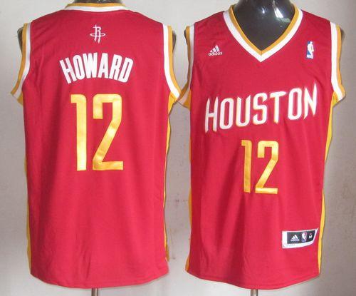Revolution 30 Rockets #12 Dwight Howard Red Alternate Stitched NBA Jersey