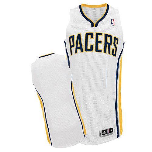 Revolution 30 Pacers Blank White Stitched NBA Jersey