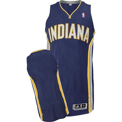 Revolution 30 Pacers Blank Navy Blue Stitched NBA Jersey