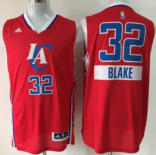 Clippers #32 Blake Griffin Red 2014 15 Christmas Day Stitched NBA Jersey