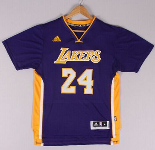 Lakers #24 Kobe Bryant New Purple Alternate Stitched NBA Jersey
