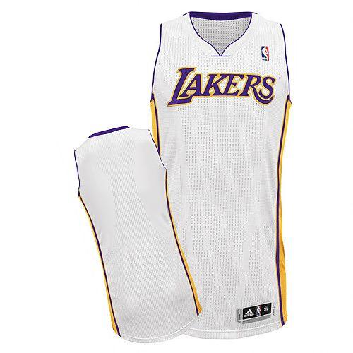 Revolution 30 Lakers Blank White Stitched NBA Jersey