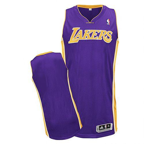Revolution 30 Lakers Blank Purple Stitched NBA Jersey