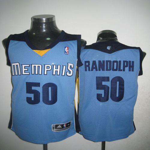 Grizzlies #50 Zach Randolph Light Revolution 30 Blue Stitched NBA Jersey