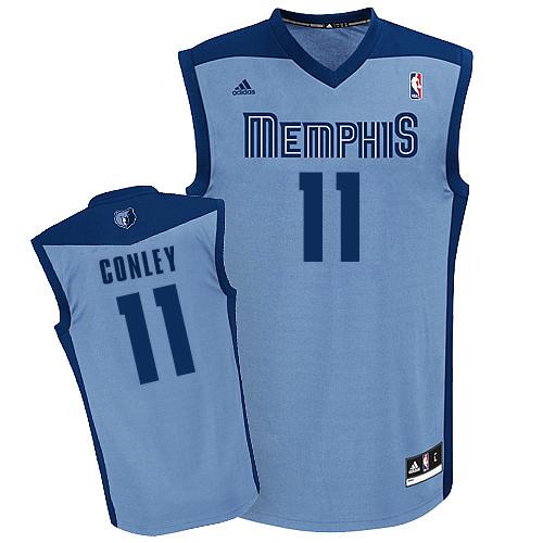 Revolution 30 Grizzlies #11 Mike Conley Light Blue Stitched NBA Jersey