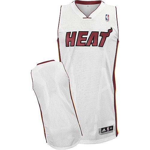 Revolution 30 Heat Blank White Stitched NBA Jersey