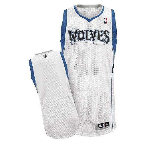 Revolution 30 Timberwolves Blank White Stitched NBA Jersey