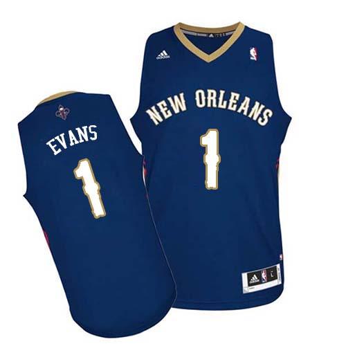 Revolution 30 Pelicans #1 Tyreke Evans Navy Stitched NBA Jersey
