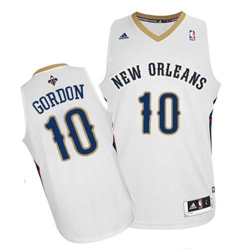 Revolution 30 Pelicans #10 Eric Gordon White Stitched NBA Jersey