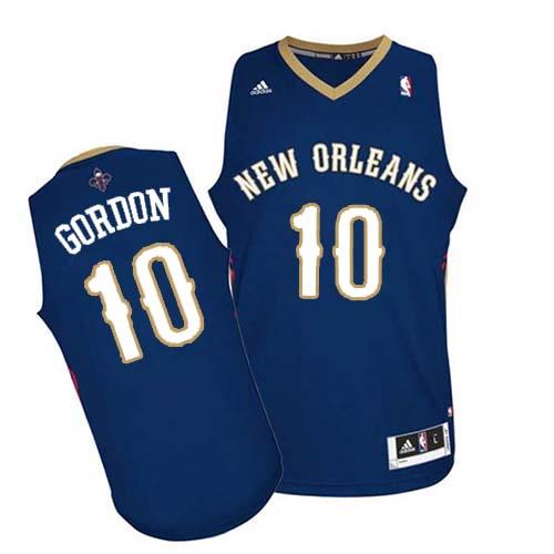 Revolution 30 Pelicans #10 Eric Gordon Navy Stitched NBA Jersey