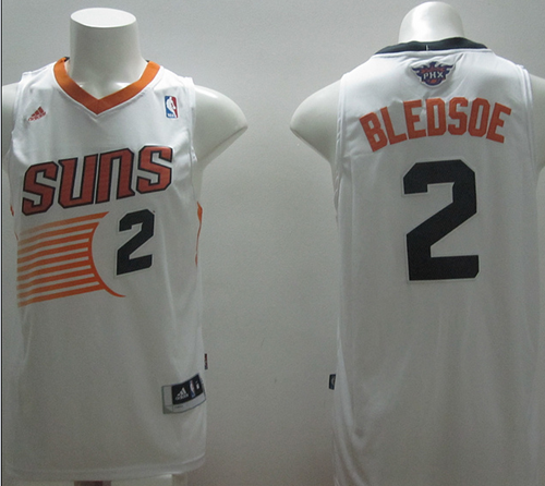 Revolution 30 Suns #2 Eric Bledsoe White Stitched NBA Jersey