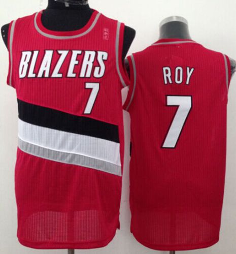 Revolution 30 Blazers #7 Brandon Roy Red Stitched NBA Jersey