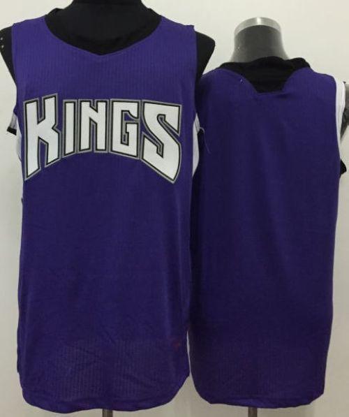 Kings Blank Purple Revolution 30 Stitched NBA Jersey