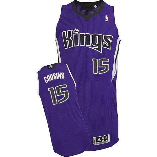 Kings #15 DeMarcus Cousins Purple Revolution 30 Stitched NBA Jersey