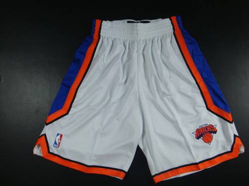 New York Knicks White NBA Shorts
