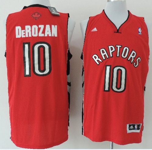 Revolution 30 Raptors #10 DeMar DeRozan Red Stitched NBA Jersey