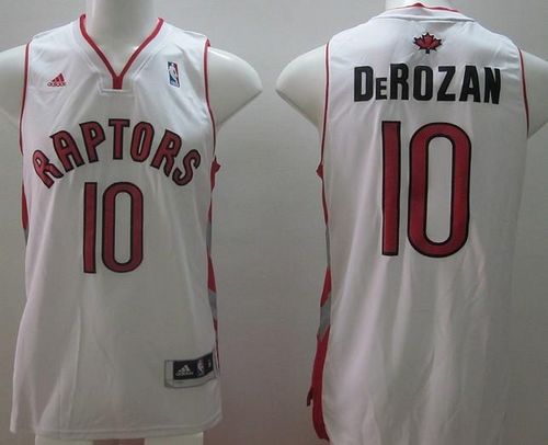 Revolution 30 Raptors #10 DeMar DeRozan White Stitched NBA Jersey