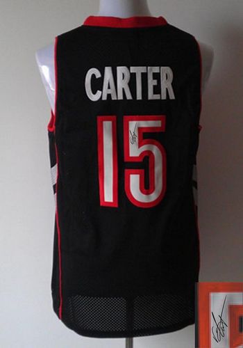Revolution 30 Autographed Raptors #15 Vince Carter Black/Purple Stitched NBA Jersey