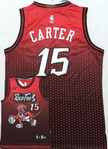 Raptors #15 Vince Carter Red Resonate Fashion Stitched NBA Jersey