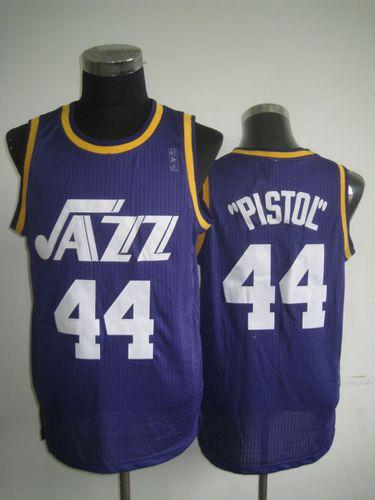 Jazz #44 Pete Maravich Purple 