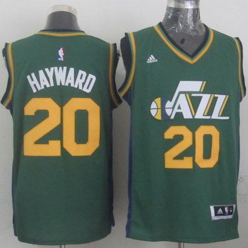 Revolution 30 Jazz #20 Gordon Hayward Green Stitched NBA Jersey