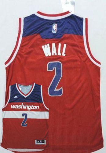 Wizards #2 John Wall New Red Road Stitched NBA Jersey