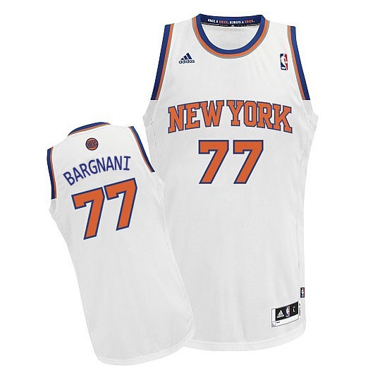 Andrea Bargnani New York Knicks #77 White Swingman Jersey