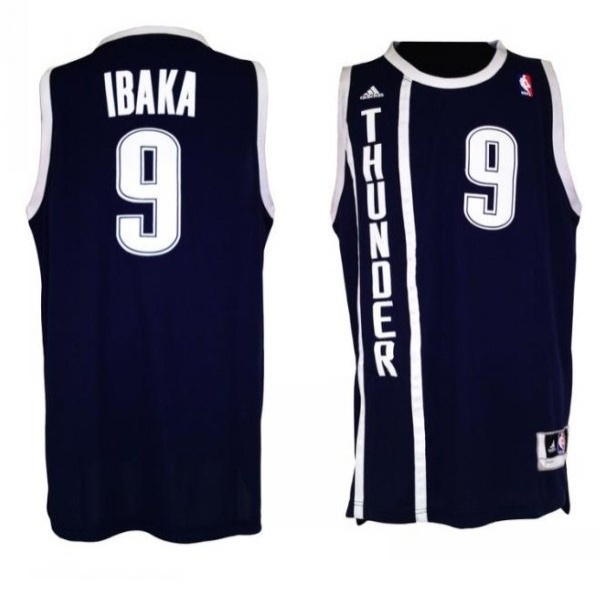 Oklahoma City Thunder #9 Serge Ibaka Revolution 30 Swingman Alternate Jersey