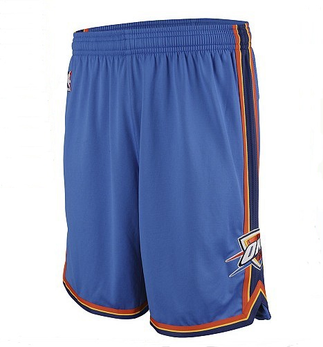 Oklahoma City Thunder Road Swingman Blue Shorts