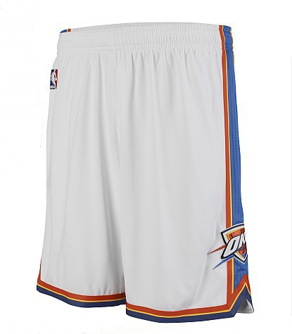 Oklahoma City Thunder Swingman White Shorts