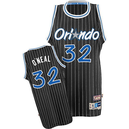 Orlando Magic #32 Shaquille O'Neal Soul Swingman Black Jersey
