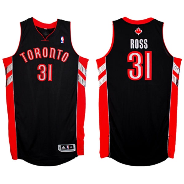 Toronto Raptors #31 Terrence Ross Revolution 30 Swingman Alternate Black Jersey