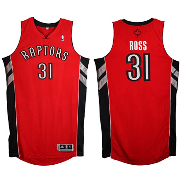 Toronto Raptors #31 Terrence Ross Revolution 30 Swingman Road Red Jersey