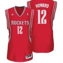 Houston Rockets #12 Dwight Howard Revolution 30 Swingman Red Jersey