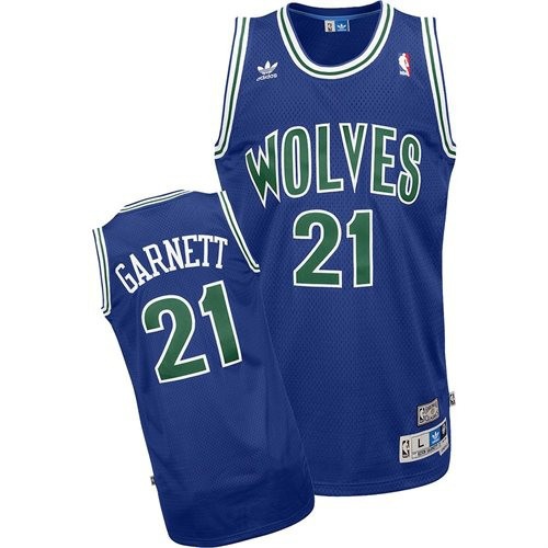 Minnesota Timberwolves #21 Kevin Garnett Rookie Soul Swingman Jersey