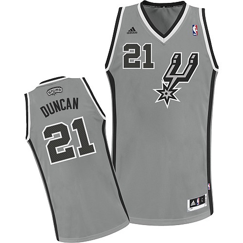 San Antonio Spurs #21 Tim Duncan Revolution 30 Swingman Alternate Jersey