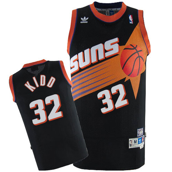 Phoenix Suns #32 Jason Kidd Hardwood Classics Swingman Alternate Black Jersey