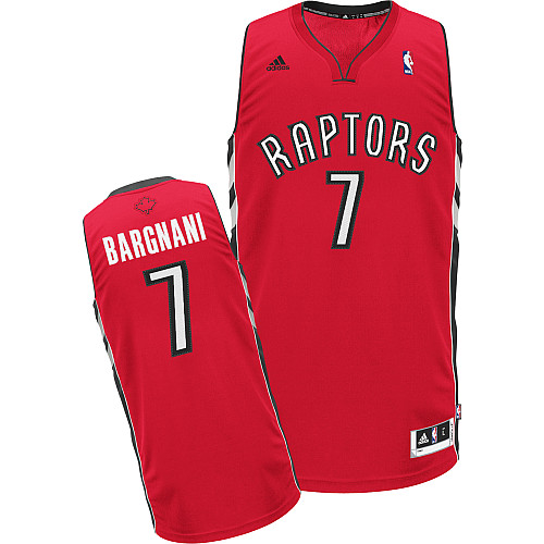 Toronto Raptors #7 Andrea Bargnani Revolution 30 Swingman Road Red Jersey