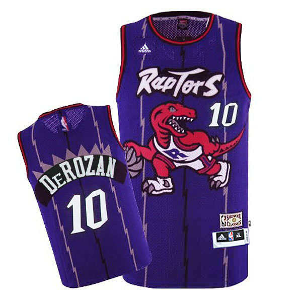 Youth Toronto Raptors  #10 DeMar DeRozan 2014 15 New Swingman Road Purple Jersey