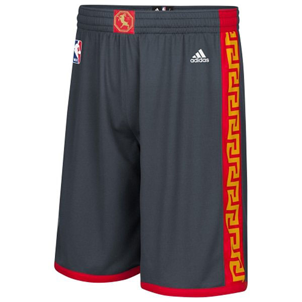 Golden State Warriors 2015 Chinese New Year Swingman Gray Shorts