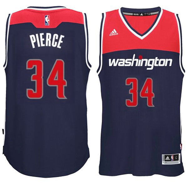 Washington Wizards #34 Paul Pierce 2014 15 New Swingman Alternate Blue Jersey