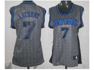 women nba new york knicks 7 anthony grey static fashion swingman